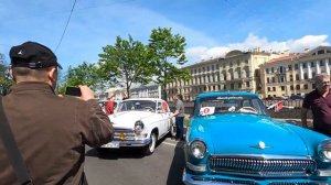 Парад ретро транспорта в Санкт-Петербурге. Май, 2023.