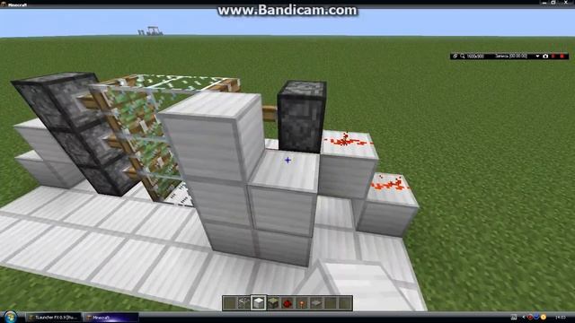 Как сделать механическую дверь в Minecraft смотреть онлайн