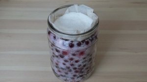 Клюква с сахаром на зиму