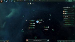 Stellaris играем за рептилоидов, соседи у границ