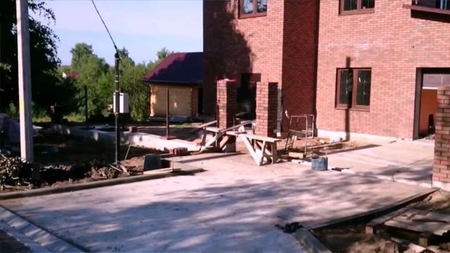 Установка забора с ленточным фундаментом смотреть онлайн