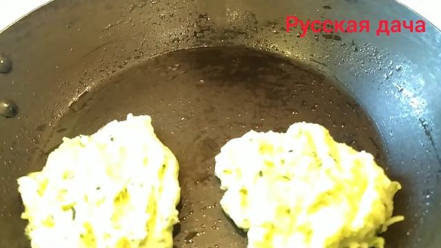 Кабачковые оладушки без яиц! Не липнут к сковороде! Супер-рецепт! смотреть онлайн