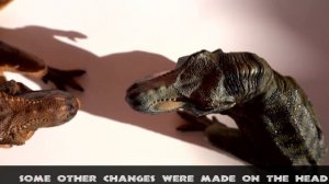Papo Tyrannosaurus Rex Comparison: Brown x Green