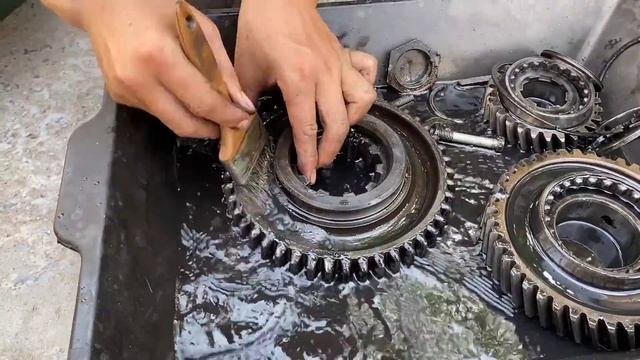 Restoration Old ZIL 5301 Tractor Gearbox | Restore And Repair Old Tractor Gearbox