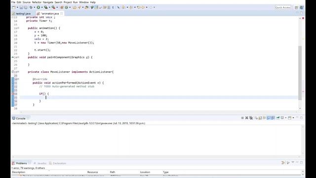 Java beginners animation FAST (JFrame + JPanel) смотреть онлайн
