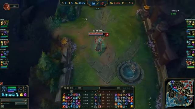 LoL: Alex Ich Karthus vs MID SEASON2016 Aug 2016 смотреть онлайн