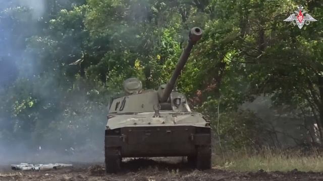 Боевая работа САУ «Гвоздика»