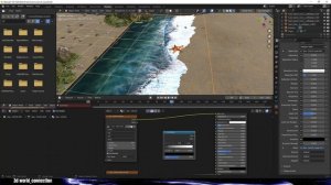 Морской прибой в Blender. Видео текстура. (Часть 1)