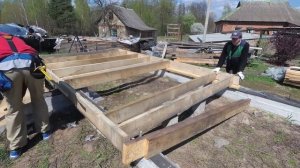 Строим каркасный дом своими руками!!! Строим вдвоём каркасный дом. часть-2