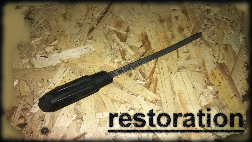 Восстановление старой отвертки | restoration
