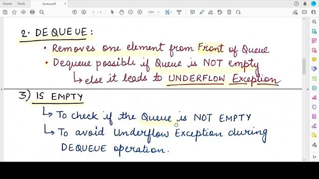 Operations on Queue Data Structure: NCERT Class 12 Computer Science with Python: CBSE Board Exams