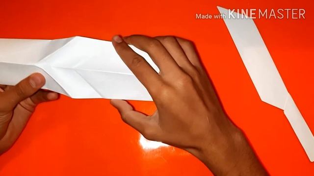 Как сделать кухонный оригами НОЖ из бумаги А4 своими руками?
