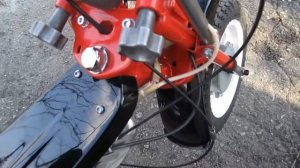 Мопед мини мокик Стелла после капитального ремонта.