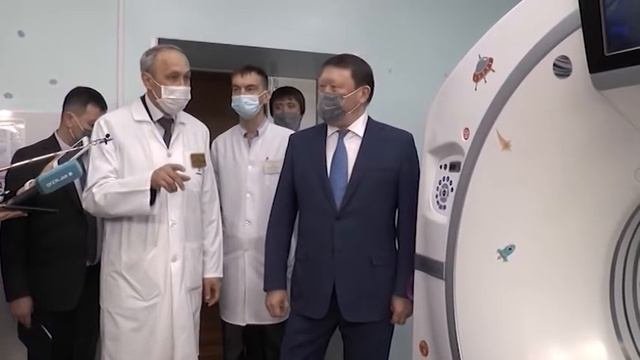 Новый аппарат компьютерной томографии запустили в многопрофильной детской областной больнице