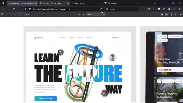 React Website Tutorial - Beginner React JS Project Fully Responsive | Part -1