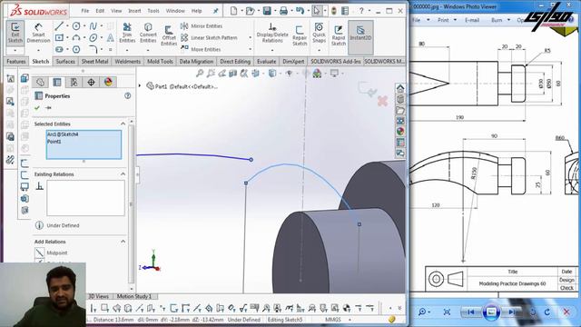 Solidworks Tutorial | Design A Hammer (extrude , swept ,) Eng Ahmed Salah смотреть онлайн