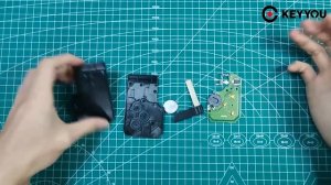 KEYYOU ID46 PCF7947 Chip For Renault Clio Logan Megane 2 3 Scenic Remote Key 3 Buttons 433Mhz