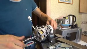 Ремонт циклического насоса посудомоечной машины Вирпол