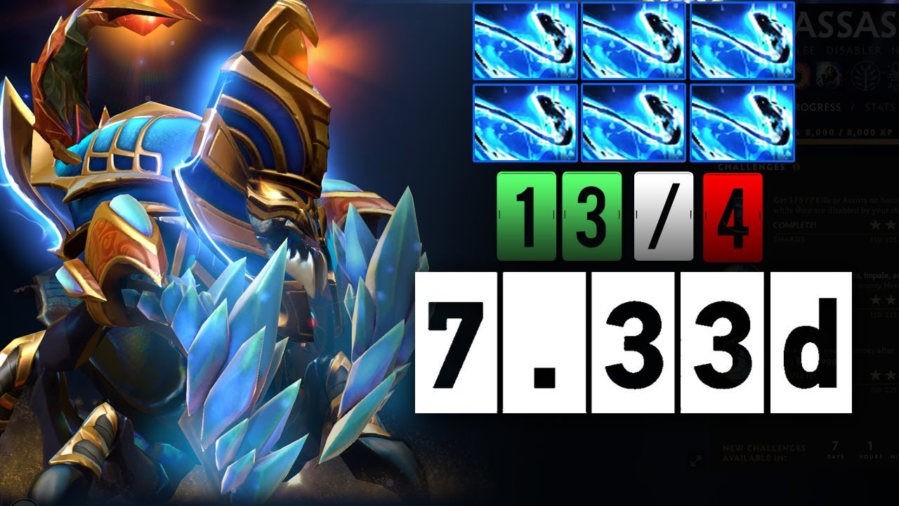 НОВЫЙ НИКС ➤ ДОТА 2 7.33d ОБНОВЛЕНИЕ ! Dota 2 гайд для новичков, Nyx Assassin
