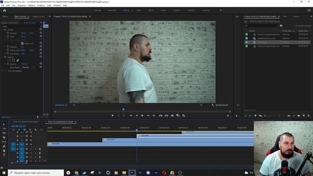 ЭФФЕКТ ЗАМОРОЗКИ КАДРА для видео в Adobe Premiere Pro! УРОКИ по Adobe Premiere Pro смотреть онлайн