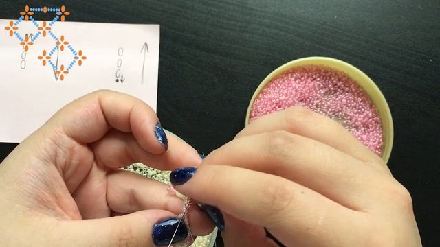 КОСЫНКА ИЗ БИСЕРА ДЛЯ НАЧИНАЮЩИХ / САМОЕ ПОДРОБНОЕ ОБЪЯСНЕНИЕ + СХЕМА