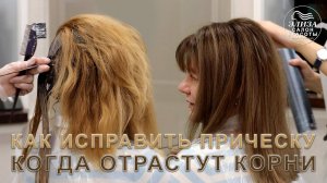 Как покрасить волосы если корни сильно отрасли