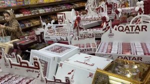Qatar, Вечерняя Doha. Доха, Старый Рынок, вкусная уличная еда и золотые магазины,