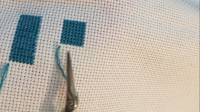 Во сколько нитей лучше вышивать полукрест) смотреть онлайн