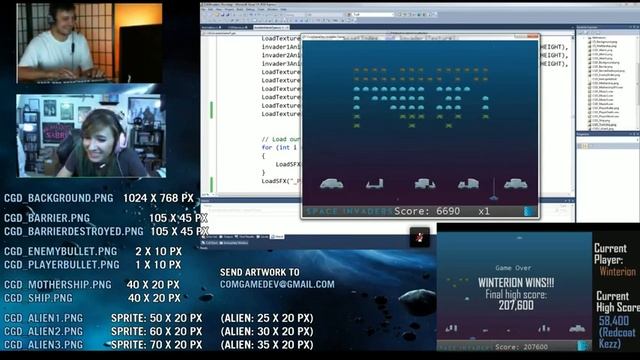 Community Game Development - Ep. 4 SPACE INVADERS - Part 2