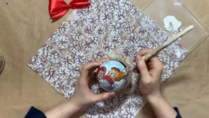 Мастер-класс "Декупаж ёлочной игрушки"