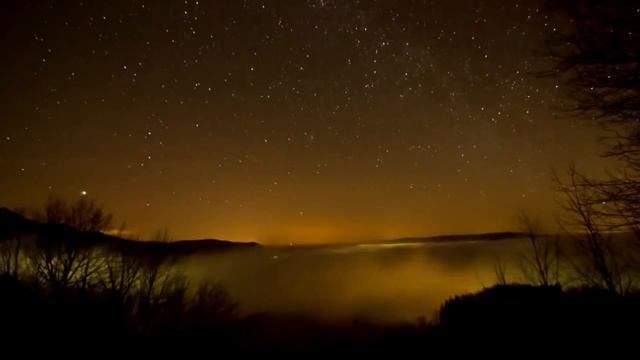 Night Sky Milky way Galaxy relaxing music & meditation music sleeping смотреть онлайн