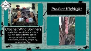 Product Highlight - Motorcycle Themed Wind Spinners by Michelle