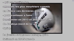 Financement du terrorisme_ Bravo Lafarge et le Gouvernement Français