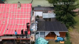 Как можно обновить старый дом. покраска фасада. новая крыша.