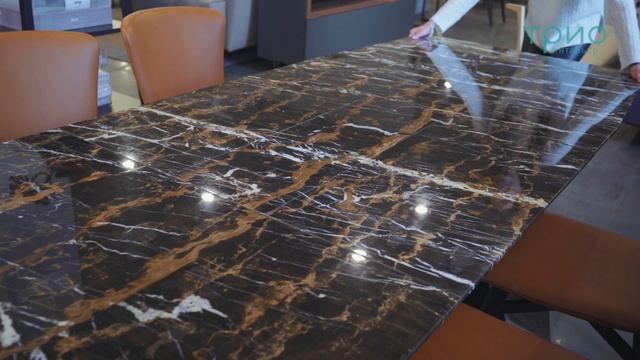 Мраморный раскладной стол Fontana от Draenert из Германии - чудо дизайна и технологий