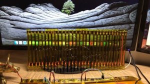 Анализатор спектра на газоразрядных индикаторах ИН-13.