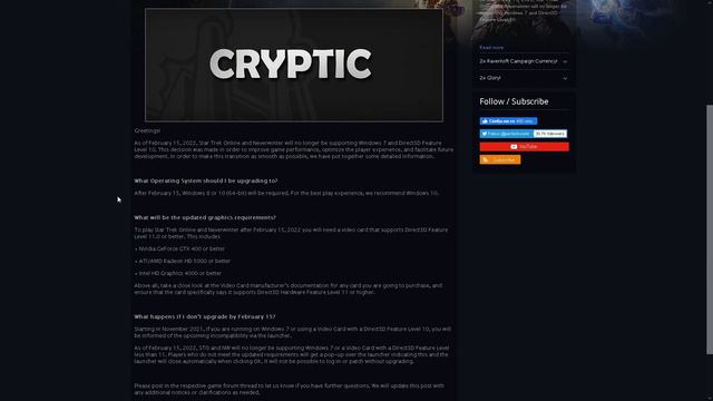 Graphics Upgrade? Upcoming OS and DirectX Support Changes for Neverwinter Northside смотреть онлайн