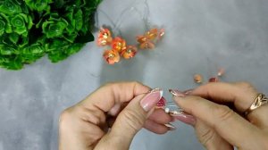 Сувенир из пайеток  и бисера Мини композиция Подарок своими руками Цветы из пайеток\Master diy