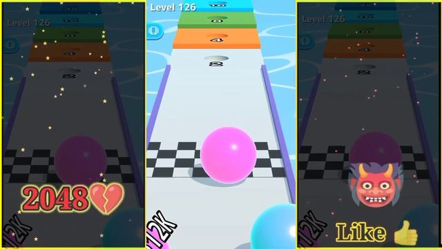 Ball Run Infinity ♾️ - Ball Run 2048 android game New Upload All Max Level Epic 5 #ballruninfinity