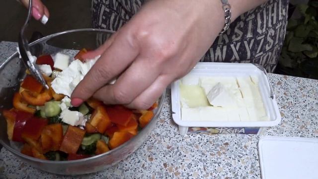 Любимый греческий салат. Рецепт Греческого салата.