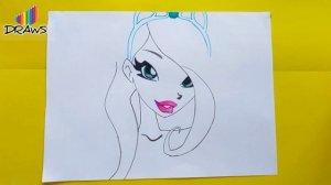 Как нарисовать Блум Винкс/how to draw Bloom Winx