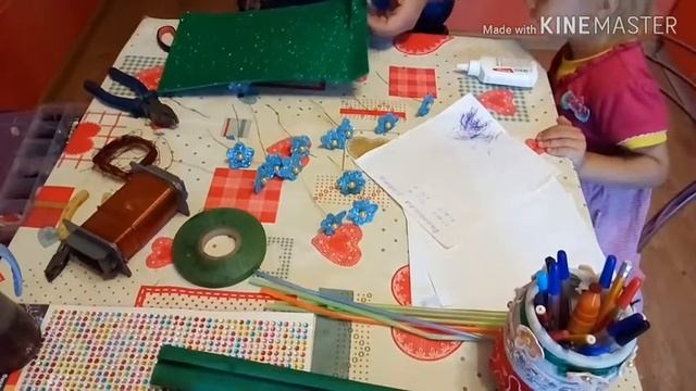 НЕЗАБУДКИ СВОИМИ РУКАМИ! ЛЮБОВЬ... К ТВОРЧЕСТВУ! ПОДЕЛКИ К 8 МАРТА! смотреть онлайн