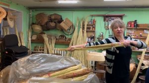 Русская ива. Овальная корзина. Часть 1. Плетение овального донышка