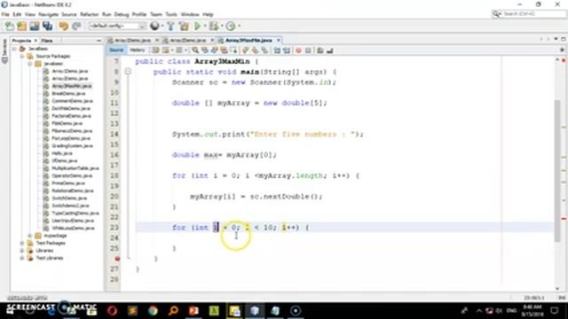 28.Find Maximum and Minimum Number from array java bangla video Tutorial смотреть онлайн
