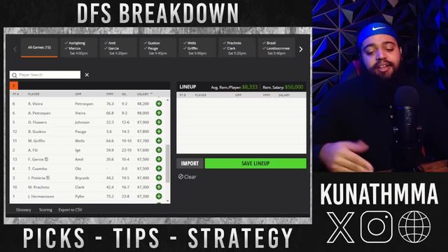 UFC VEGAS 86 FINAL PICKS | DRAFTKINGS UFC PICKS