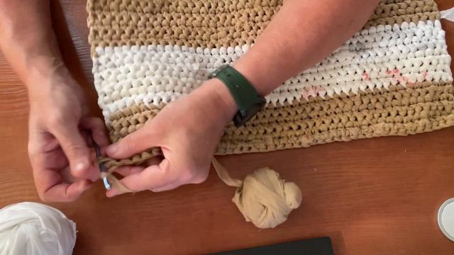 Коврик-половичек из ненужных вещей. Легкий, уютный, домашний. смотреть онлайн