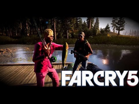 Опасный рыбак Far Cry 5 стрим запись часть #7   GTX 1060, Xeon w3680