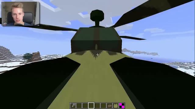 Minecraft HELICOPTER MOD смотреть онлайн