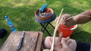 МК от Юриса Гаварса   плетение подноса часть 1