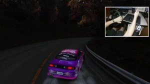 [2K] DRIFT NISSAN SILVIA S14 WDTS at Tsukuba Touge. DimSim handbrake. GoPro POV